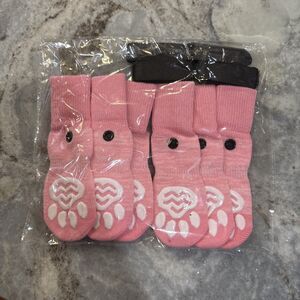 EXPAWLORER Dog Socks LG/XL Traction Control Anti-Slip for Indoor Use